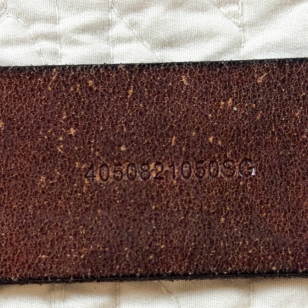 Polo Ralph Lauren Wilton Equestrian D-Ring Leather Belt Brown Brass RL Buckle 34 - Picture 4 of 12